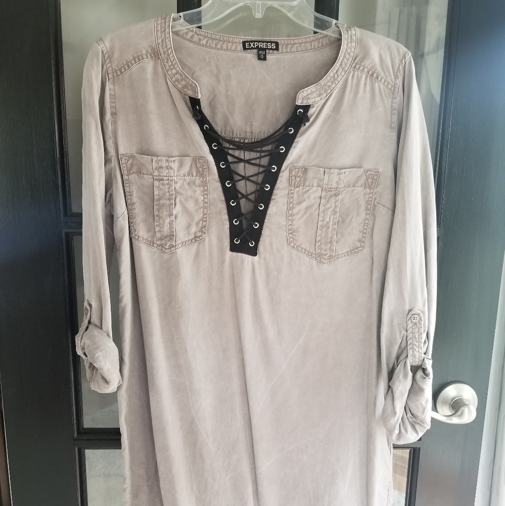 Express shirt dress